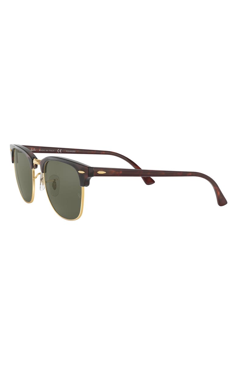 Ray-Ban Clubmaster 49mm Polarized Sunglasses, Alternate, color,