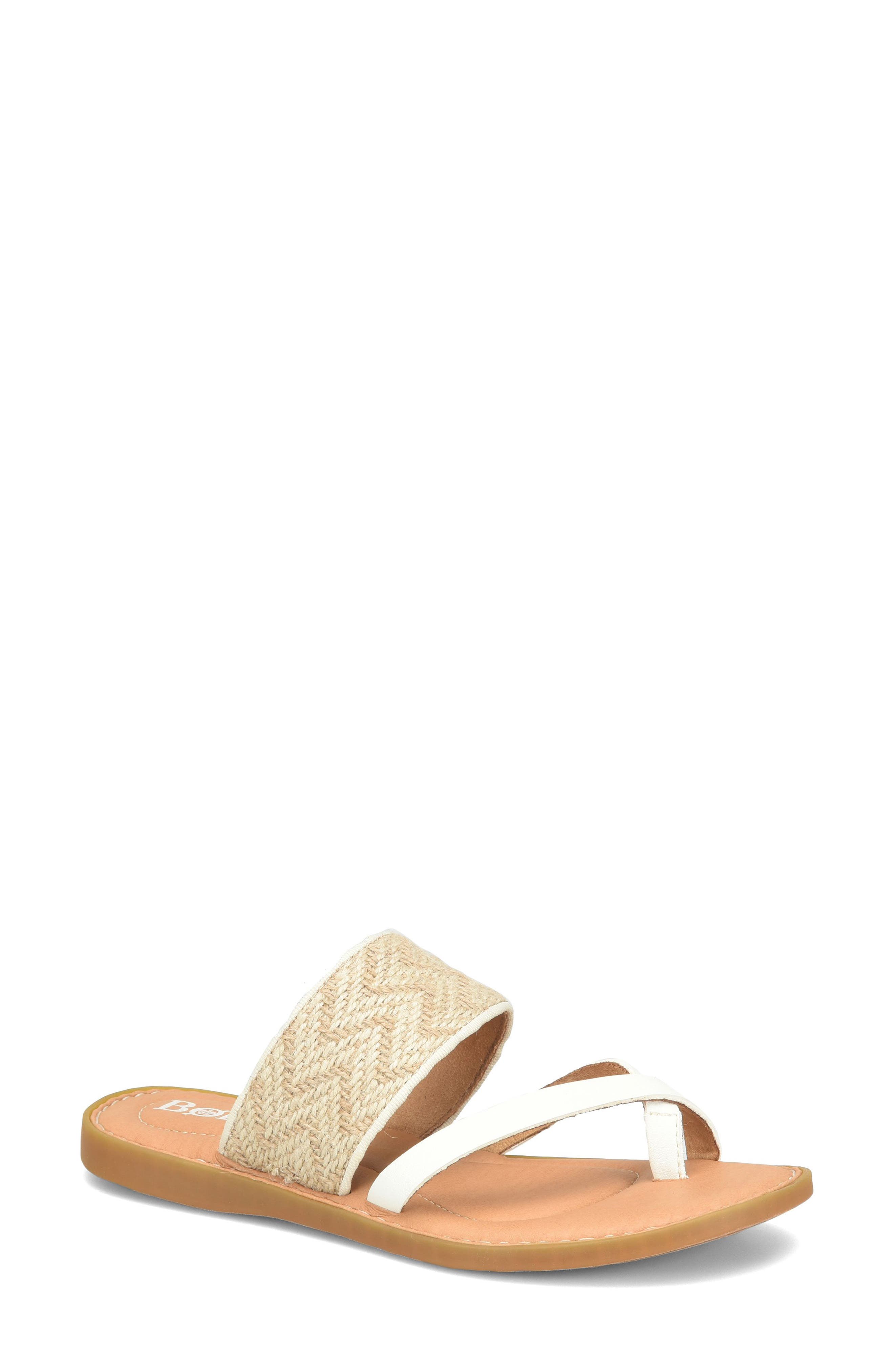 Maree Slide Sandal, Main, color, CREAM COMBO
