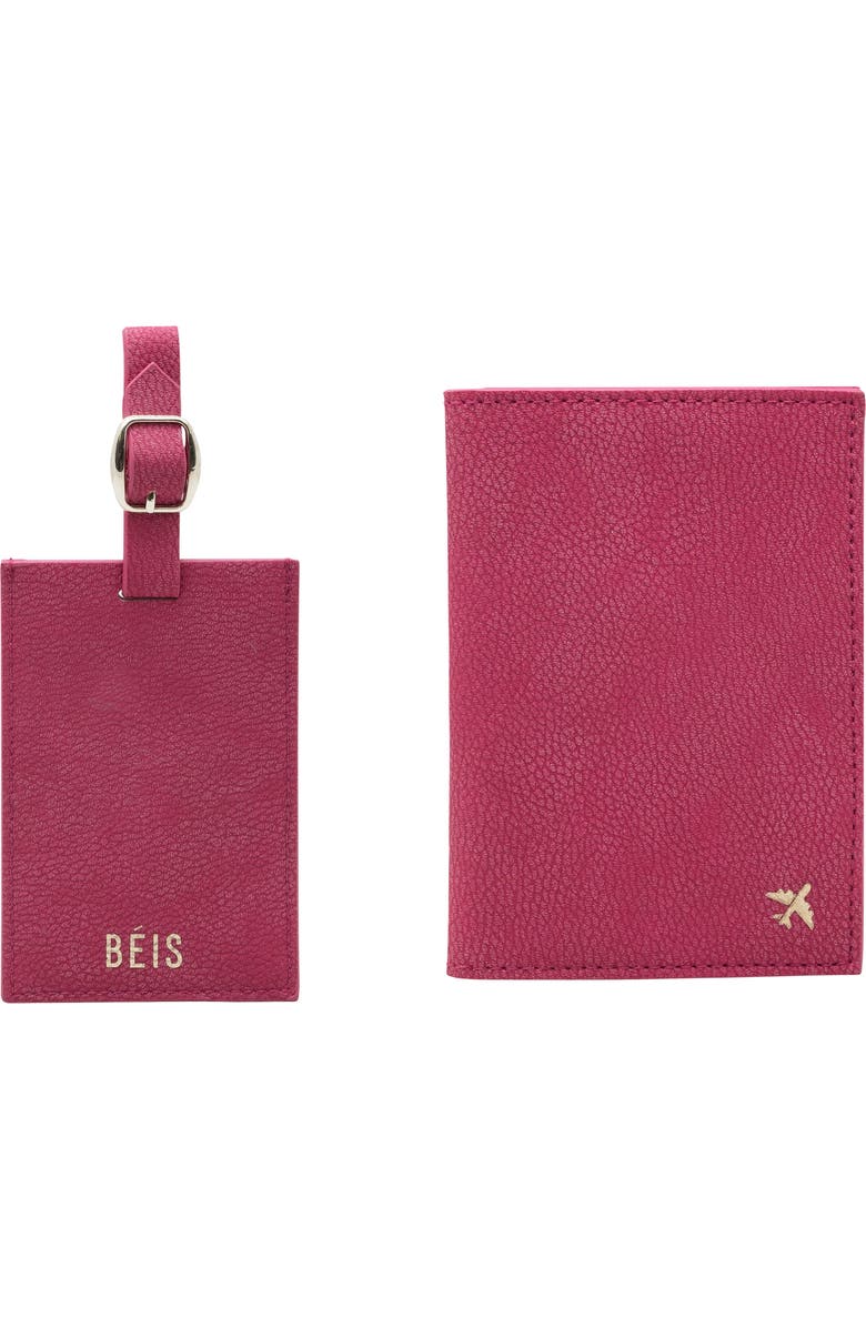 Béis Luggage Tag & Passport Holder, Main, color,