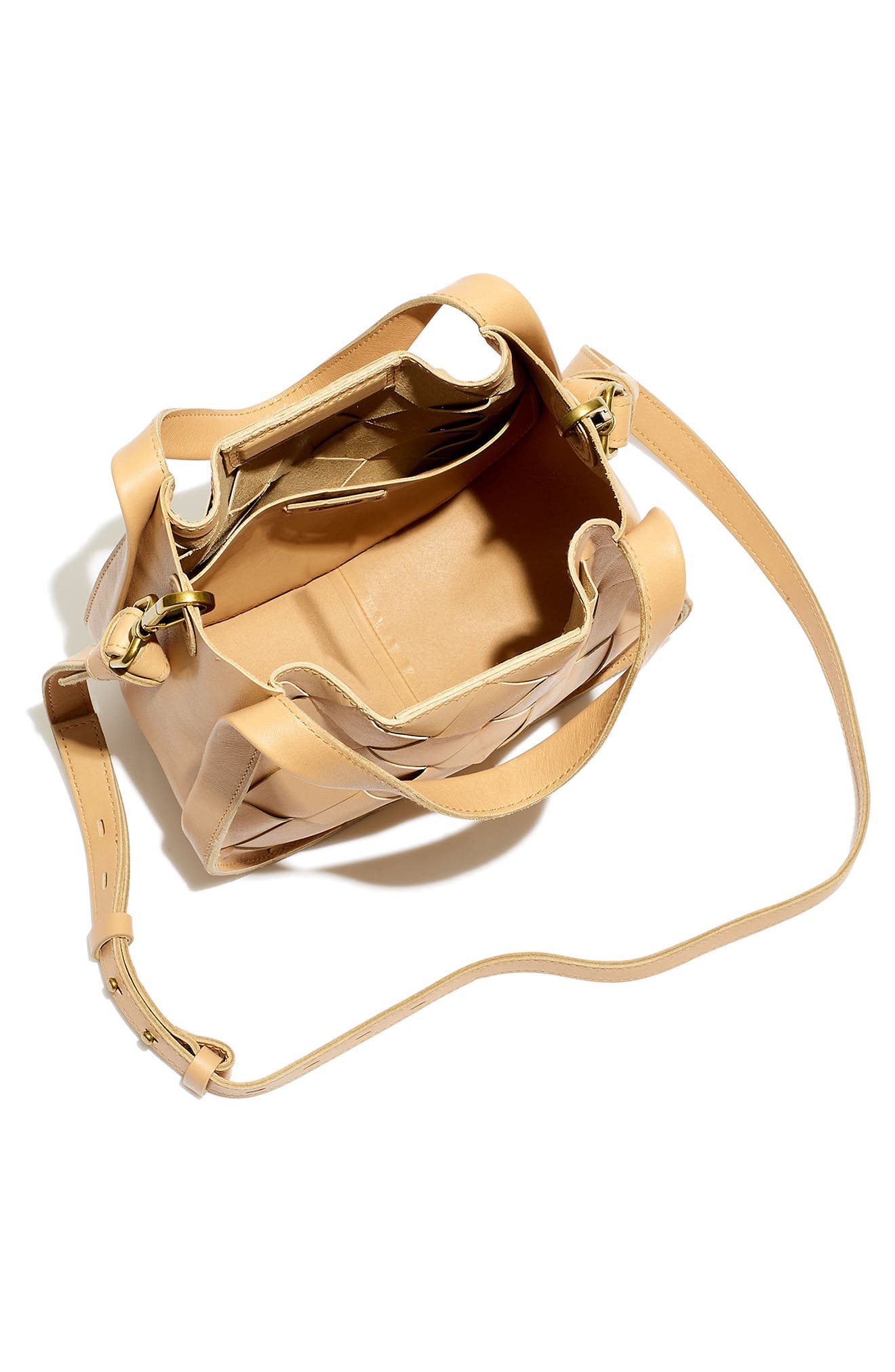 Madewell The Sydney Crossbody Bag: Woven Leather Edition, Alternate, color, 