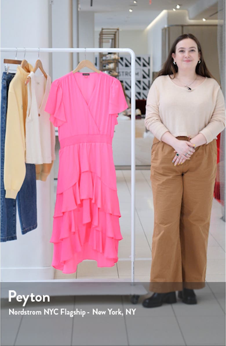 Flutter Sleeve Tiered Dress, sales video thumbnail