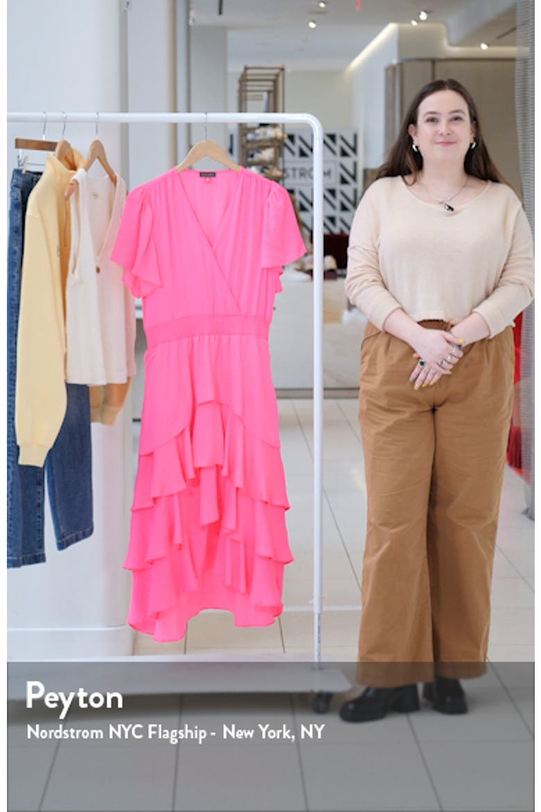 Flutter Sleeve Tiered Dress video