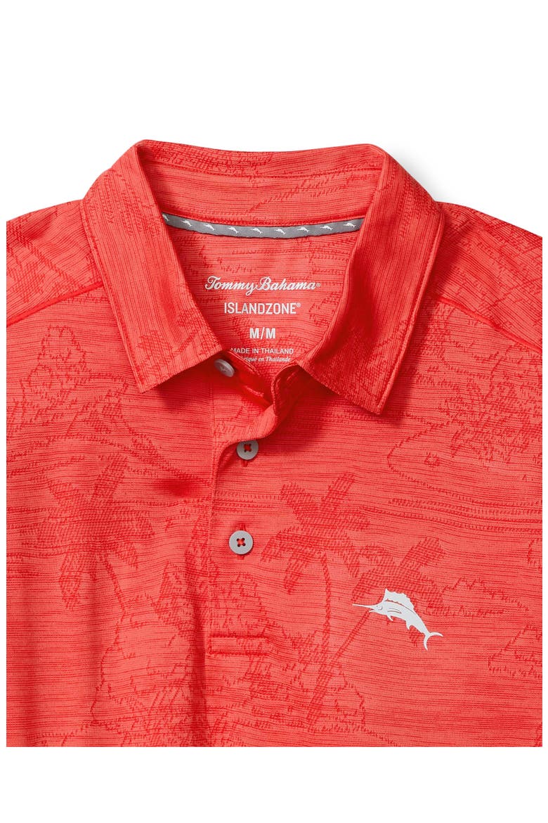 Palm Coast Isles IslandZone® Jacquard Performance Polo, Alternate, color, RED FLASH