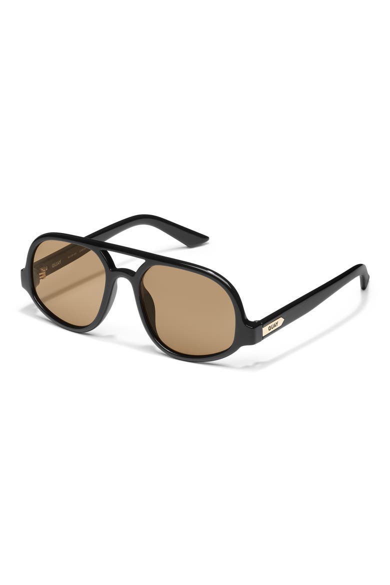 Jet Set 54mm Small Aviator Sunglasses, Alternate, color, BLACK/ TAN