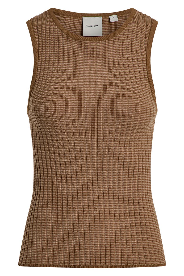 Hanson Rib Knit Tank, Alternate, color, MID TAN