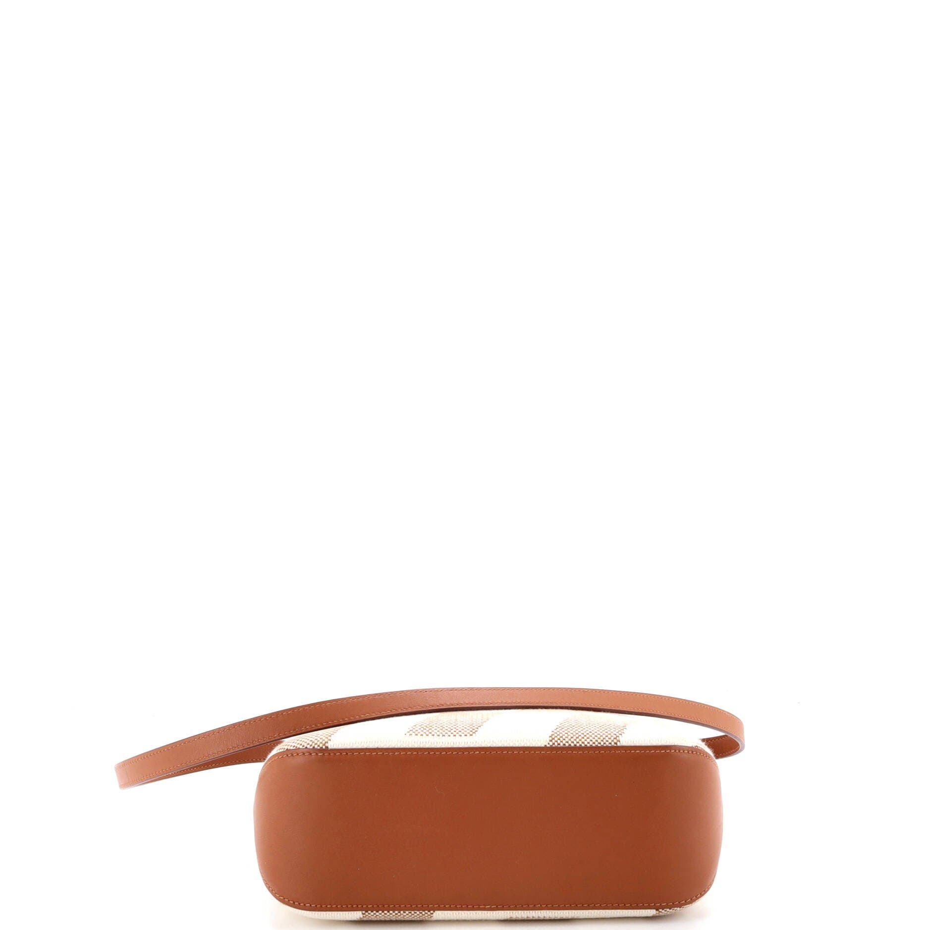 Pre-Owned Hermes Cabas H en Biais Tote Canvas with Leather 27, Alternate, color, Gold