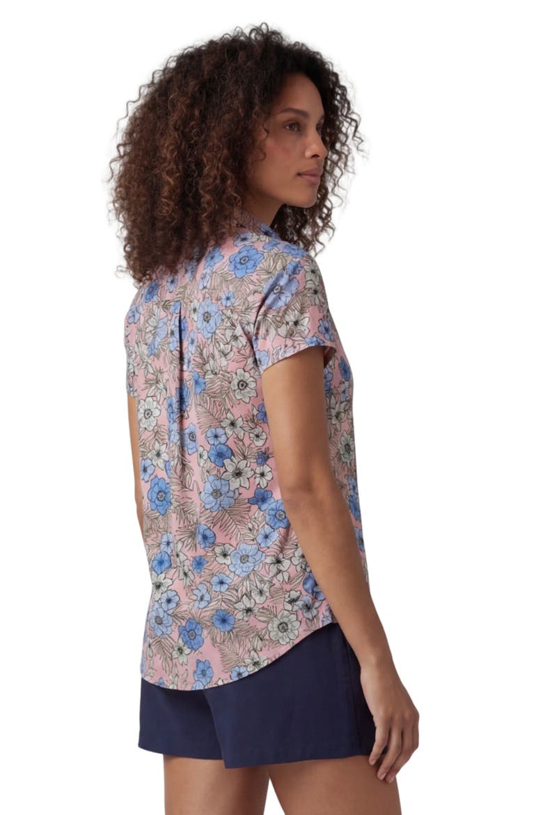 Tropical Mix Womens Printed Shirt, Alternate, color, TROPICAL MIX CORAL