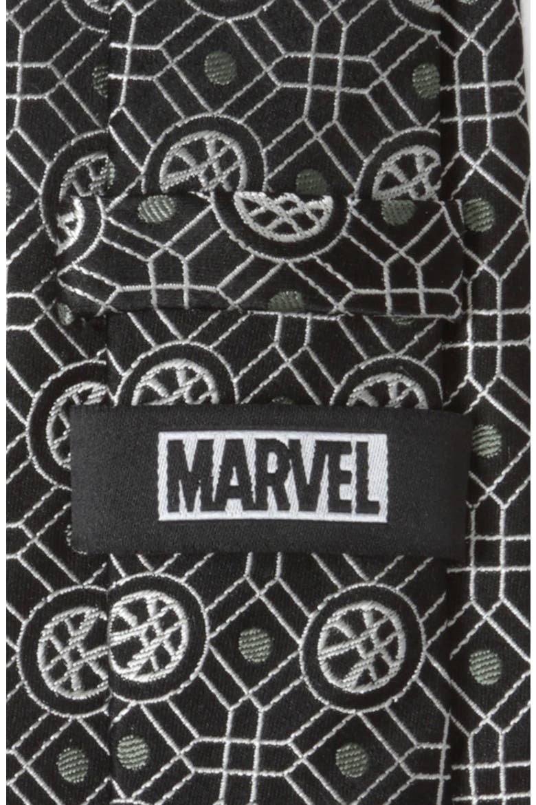 Doctor Strange Silk Tie, Alternate, color, BLACK