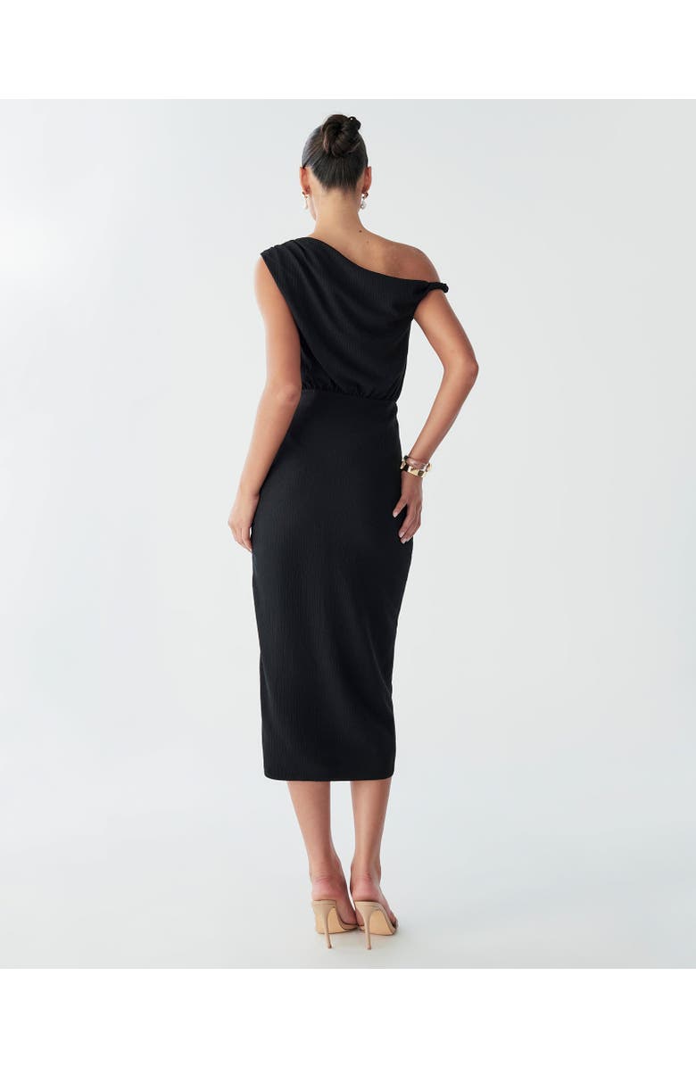BWLDR Ash Midi Dress, Alternate, color, Black