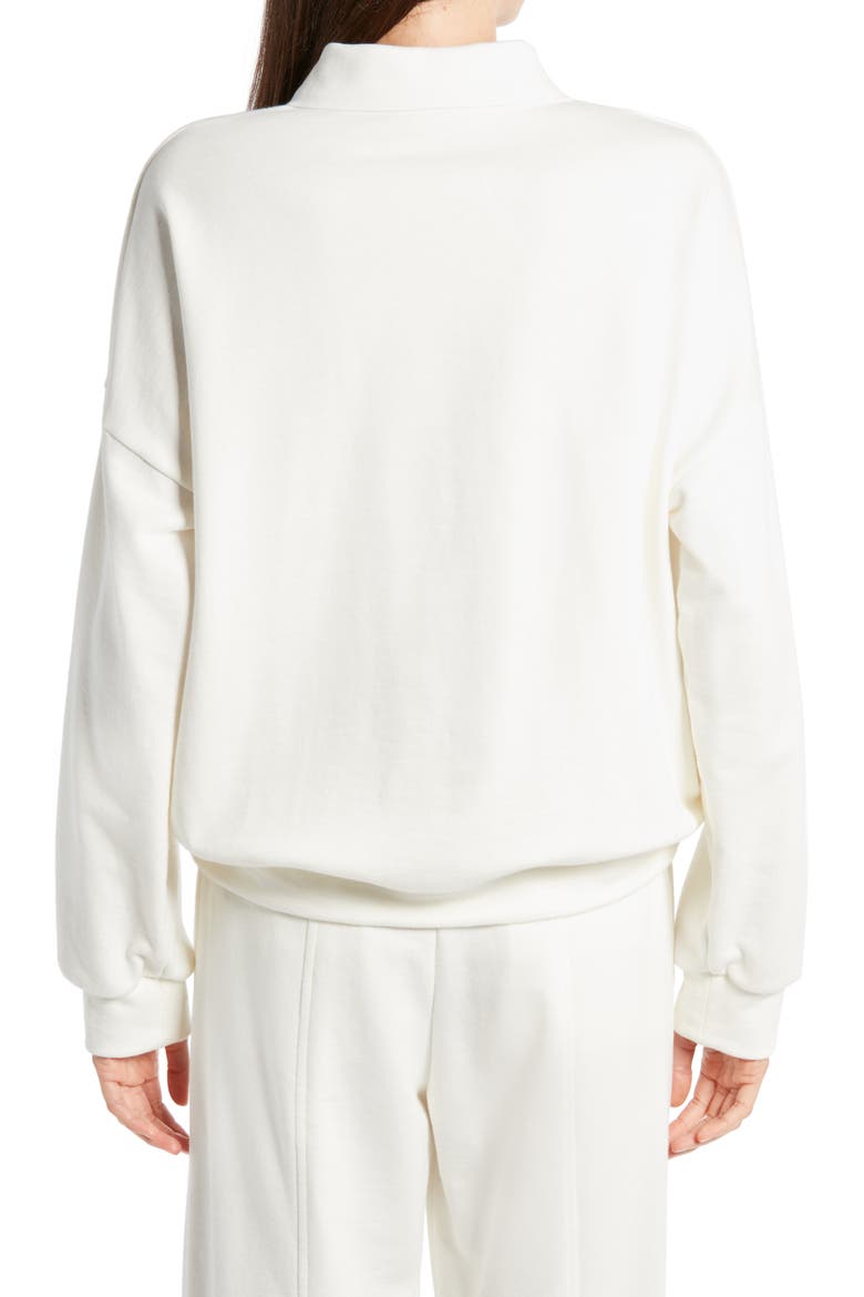 Corzas Cotton Jersey Polo Top, Alternate, color, SEASHELL