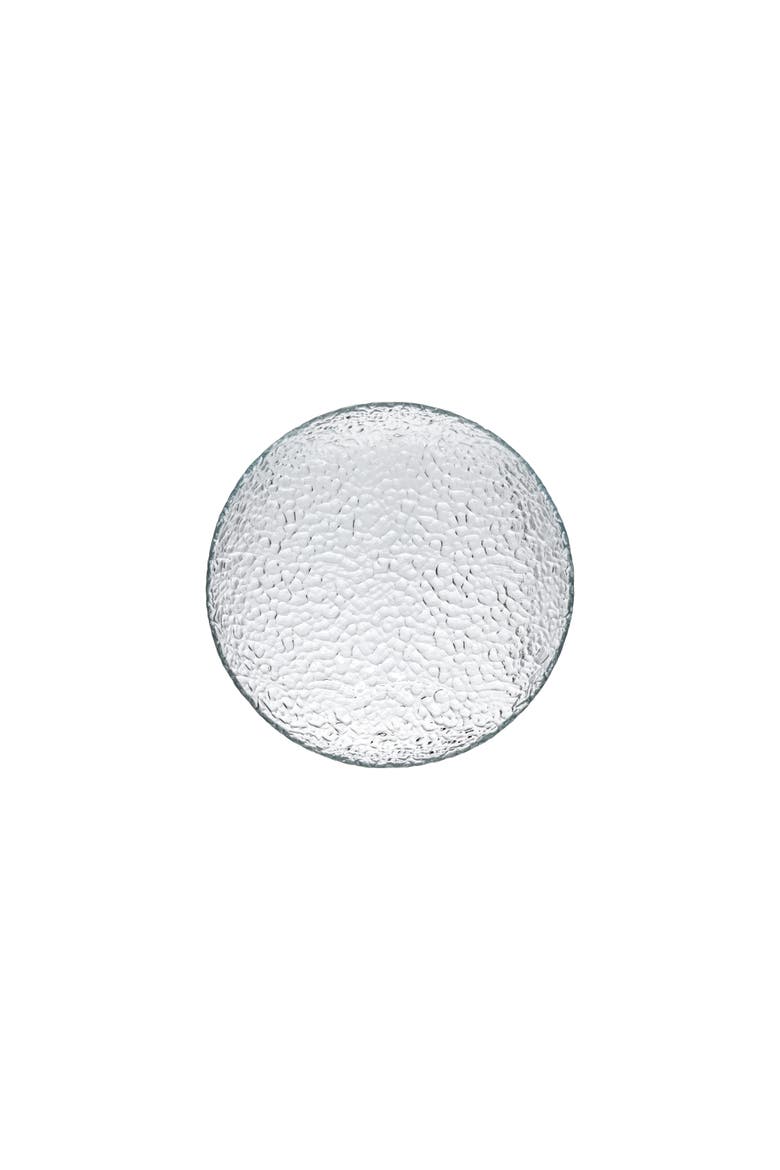 Brisa Set/6 glass salad plates, Main, color, Clear