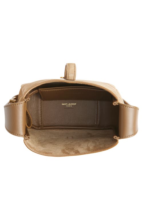 Saint Laurent Mini Le 5 À 7 Suede Shoulder Bag