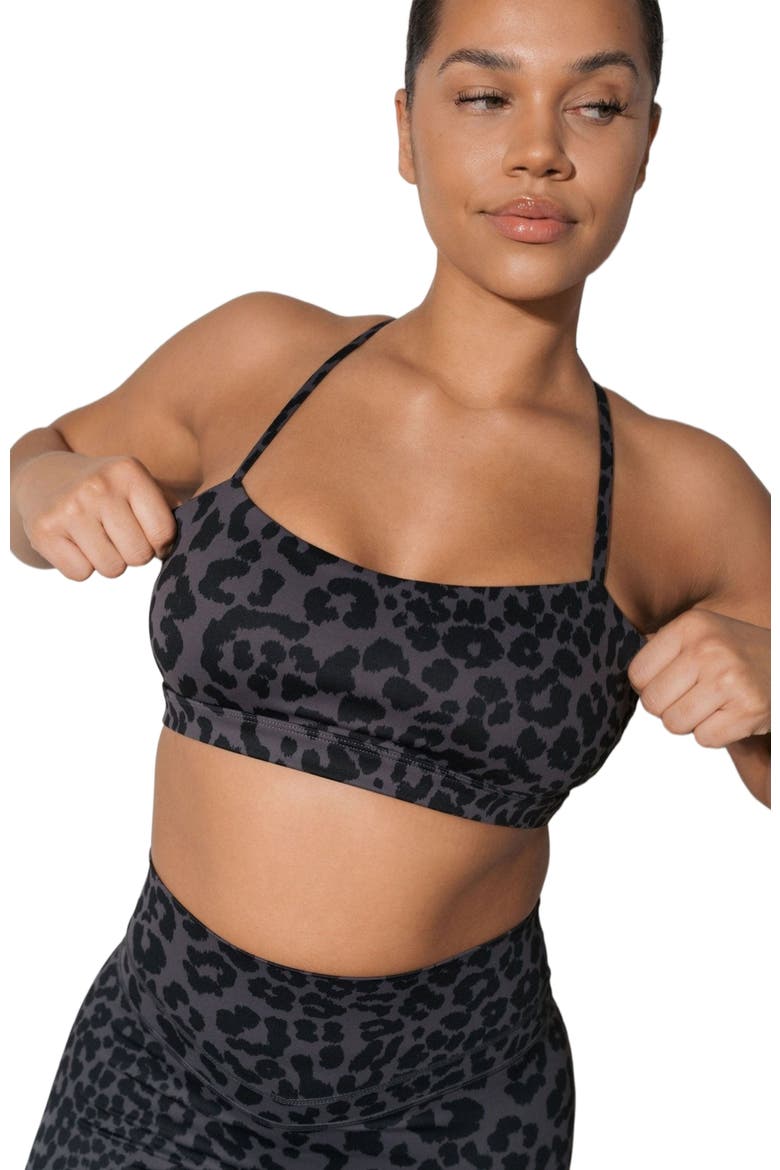 Pulse Mini Bra, Alternate, color, King Cheetah Midnight
