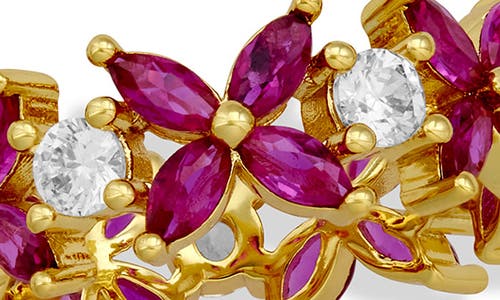 Savvy Cie Jewels Bow Station Cubic Zirconia Ring