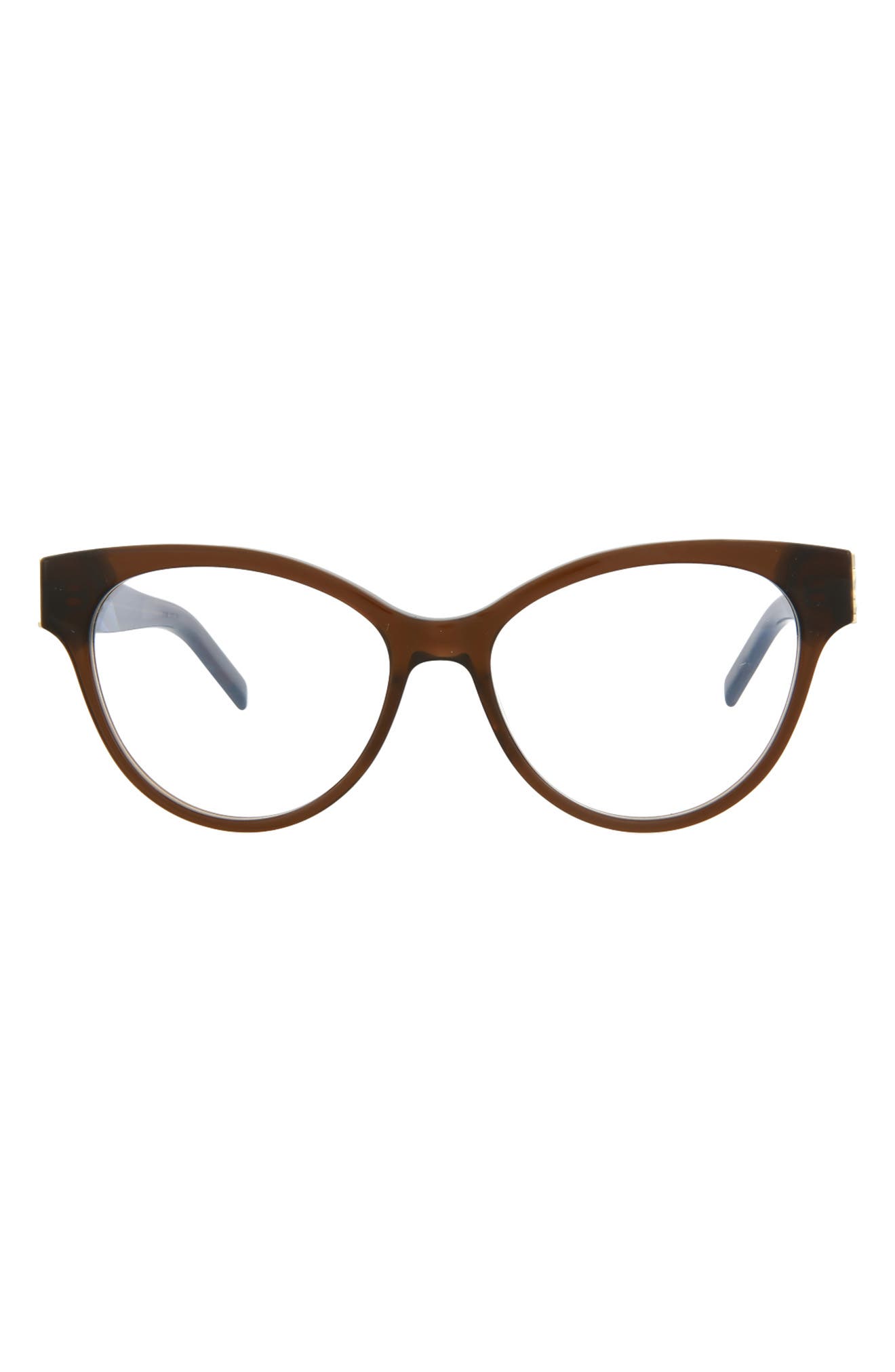 Saint Laurent 53mm Cat Eye Optical Glasses