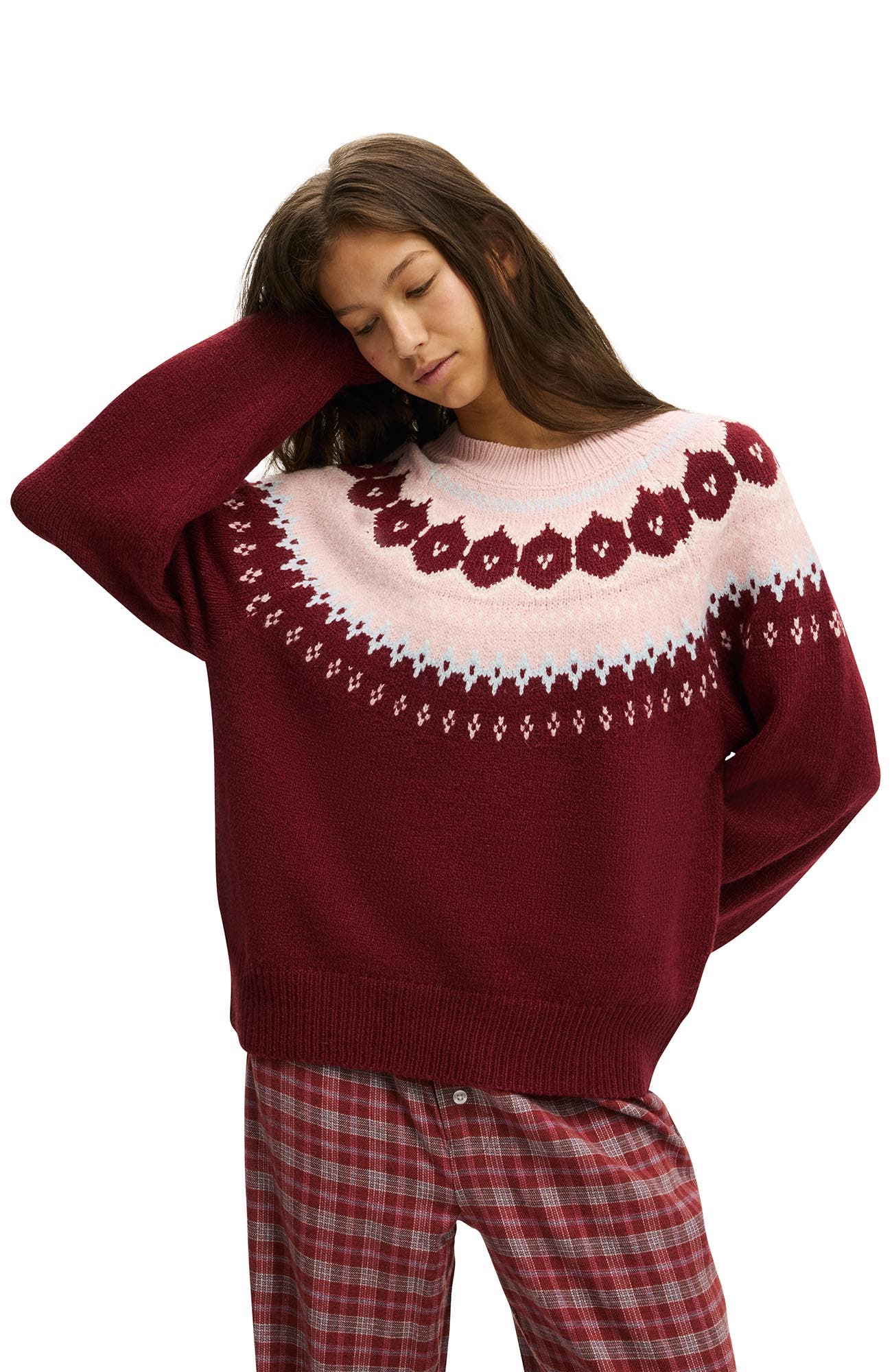 Women's Chunky Knitted Jumper - image 3