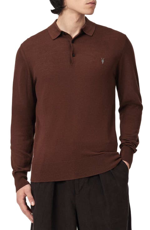 Mode Merino Wool Polo Sweater