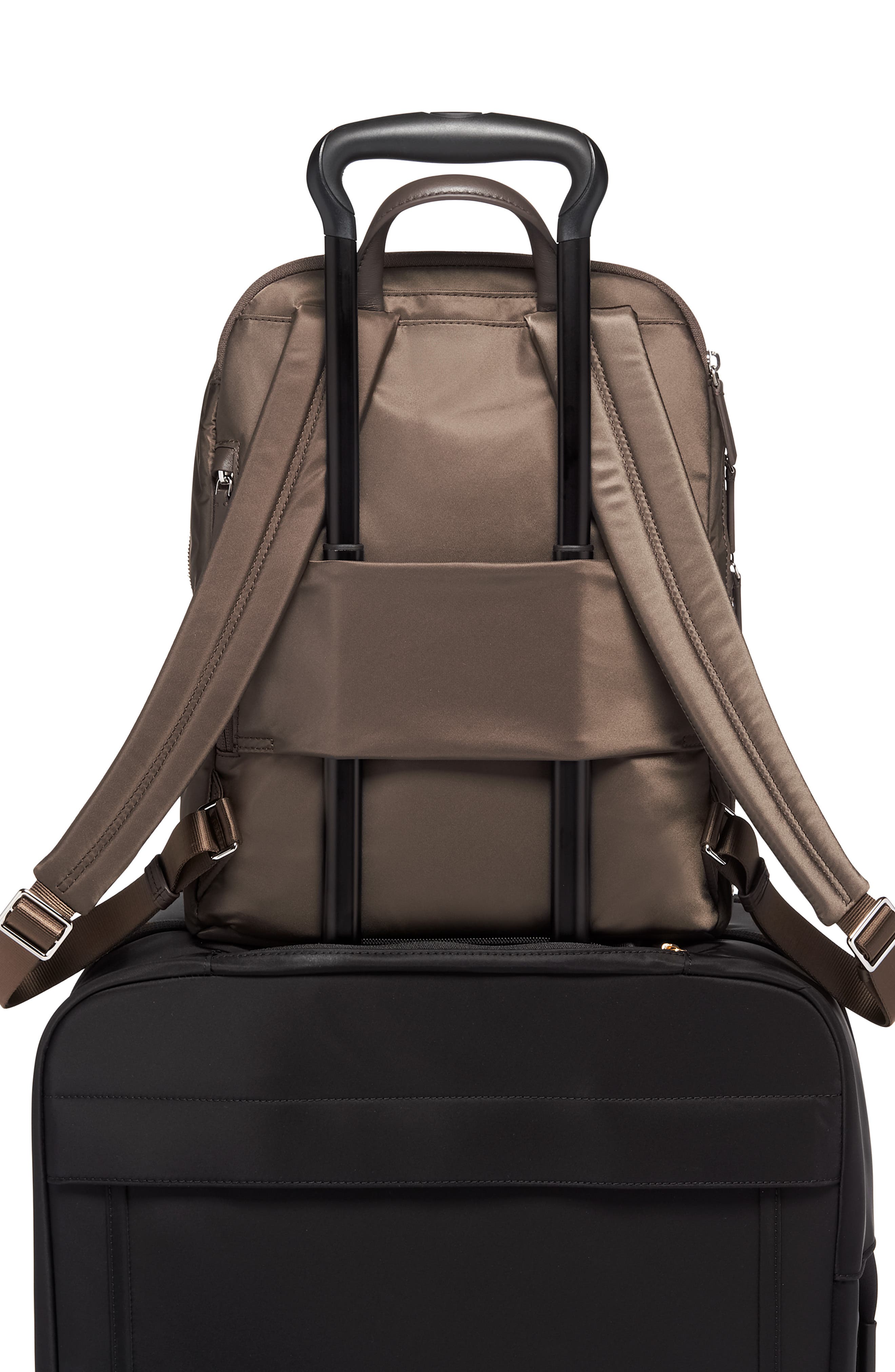 Voyageur Hilden Backpack, Alternate, color, MINK/ SILVER