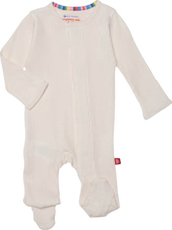 Rib Long Sleeve Magnetic Footie