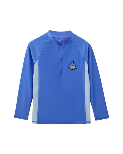 Quarter Zip Long Sleeve Rash Guard Little Kids & Big Kids