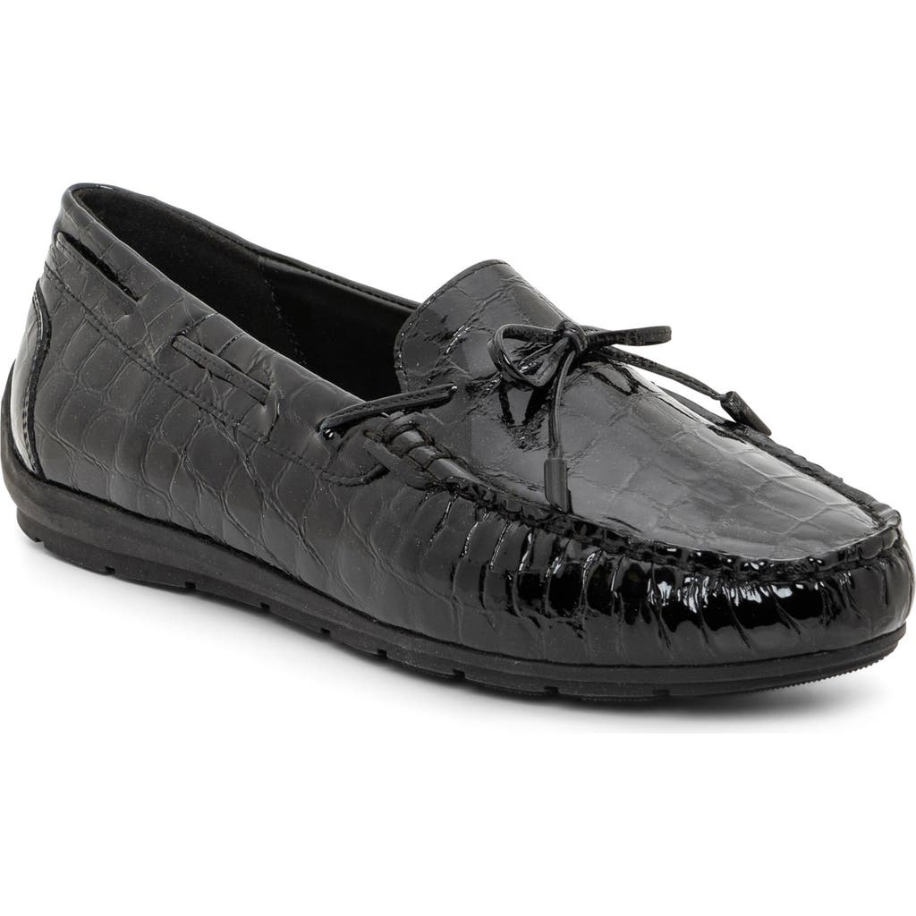ara Amarillo Leather Driving Shoe in Glossy Black  product