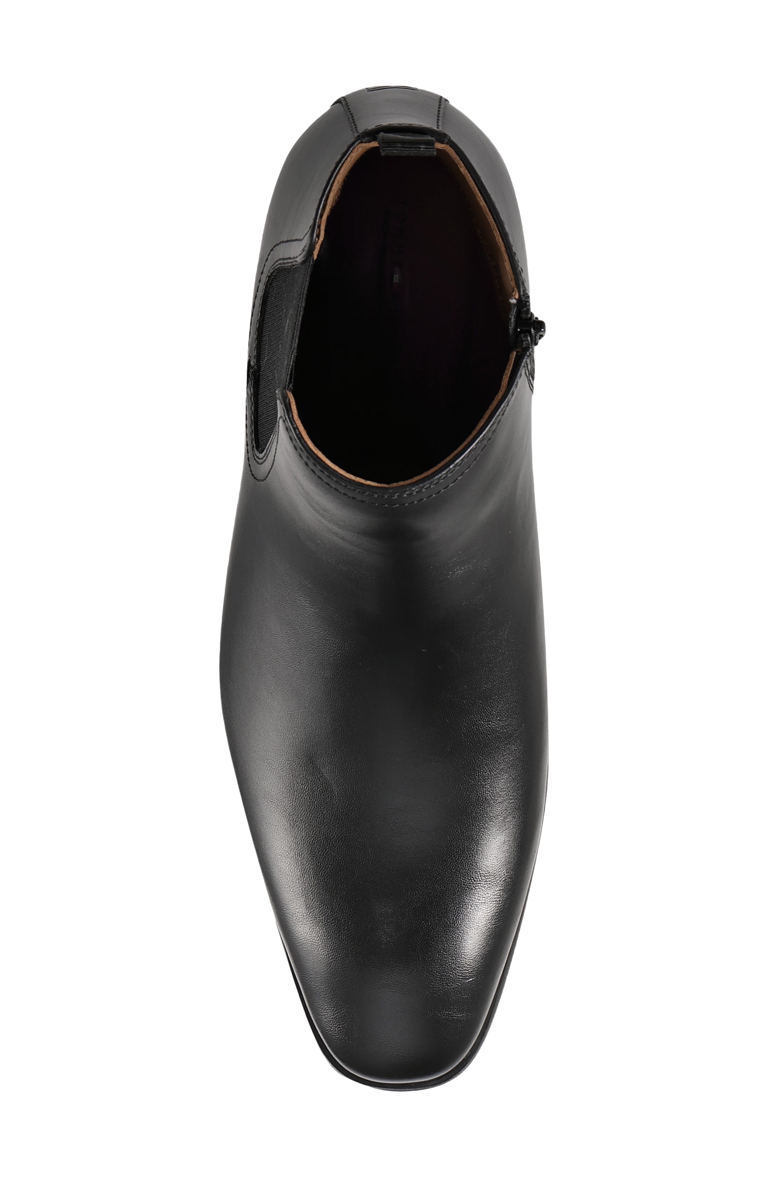 Solter Faux Leather Chelsea Boot, Alternate, color, BLACK