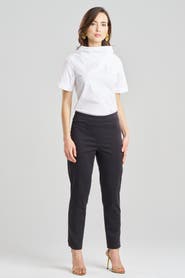 Natori COTTON CHINO Side Zip Tapered Pant