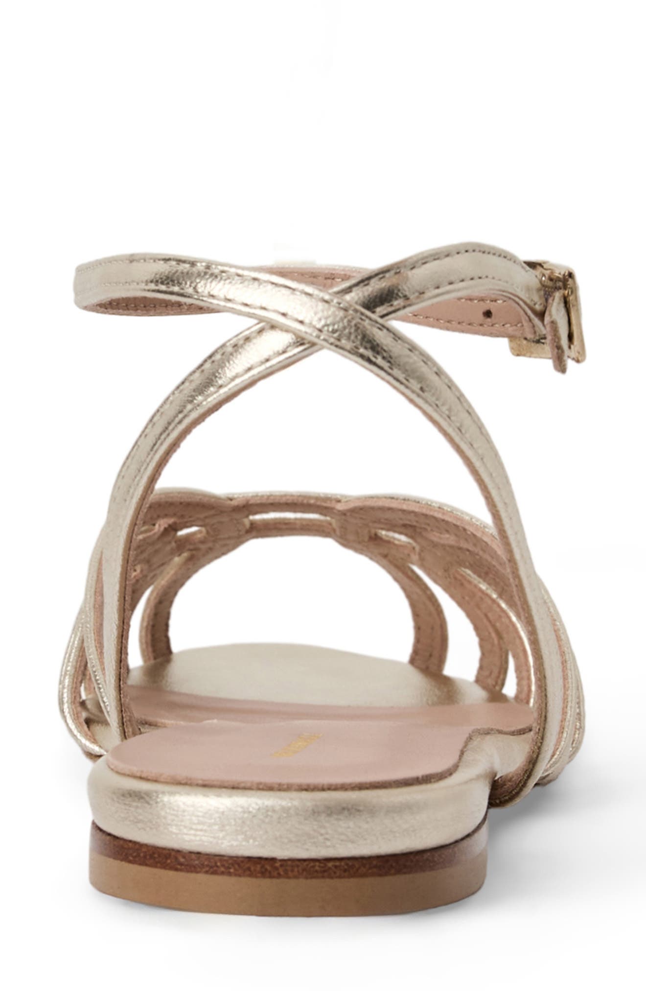 Bruno Magli Marta Ankle Strap Sandal, Alternate, color, Gold Metallic