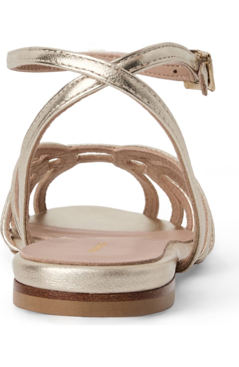 Bruno Magli Marta Ankle Strap Sandal, Alternate, color, Gold Metallic