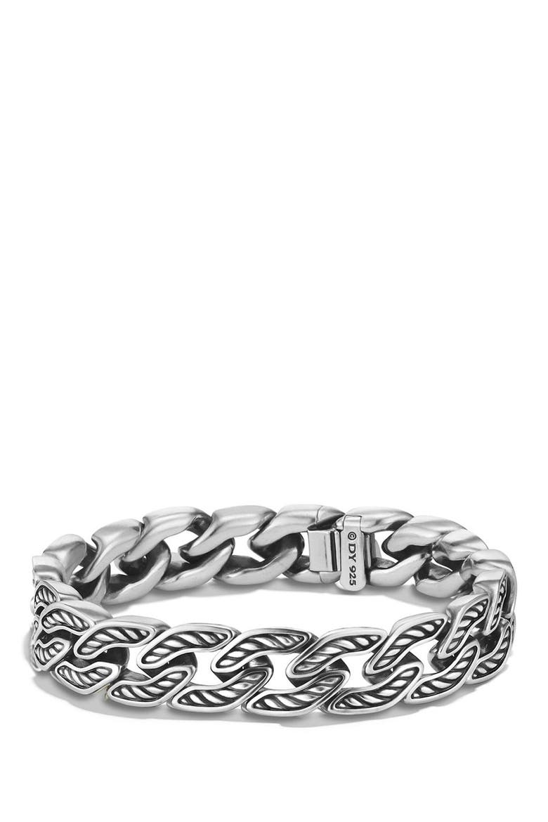 Maritime Curb Link Bracelet, Main, color, SILVER