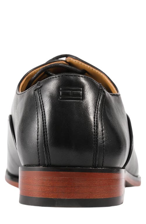Tommy Hilfiger Saylor Cap Toe Oxford In Black