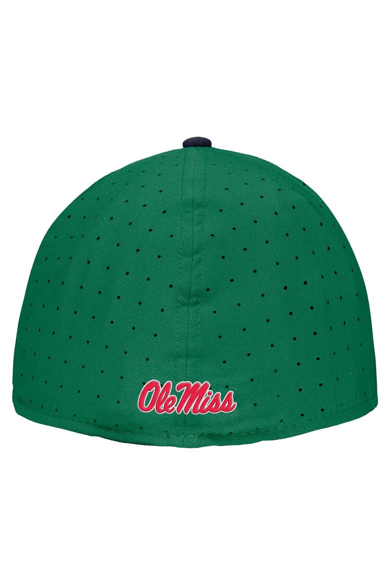 Men's Nike Green Ole Miss Rebels  On-Field Baseball Performance Fitted Hat, Alternate, color, Green