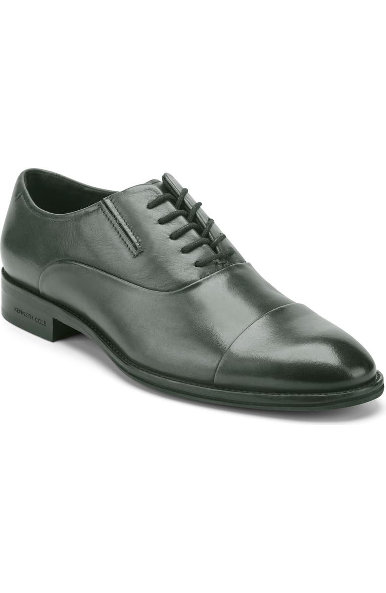Kenneth Cole New York Tully Cap Toe Oxford, Main, color, Charcoal/ Black