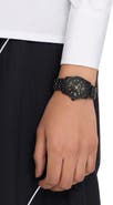 Off-White Discreet Crystal Quartz Bracelet Watch, 32mm