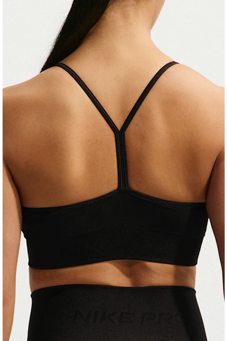 Pro Dri-FIT Seamless Sports Bra, Alternate, color, BLACK