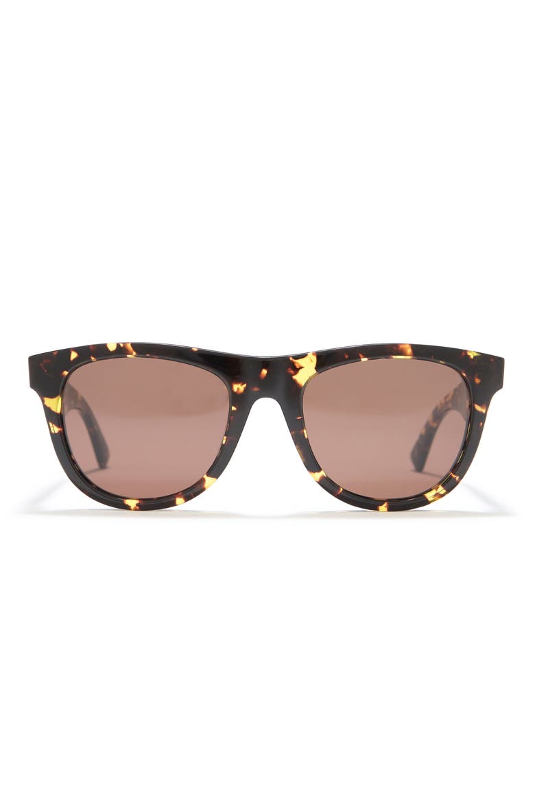 52mm Round Oval Sunglasses, Main, color, HAVANA HAVANA BROWN