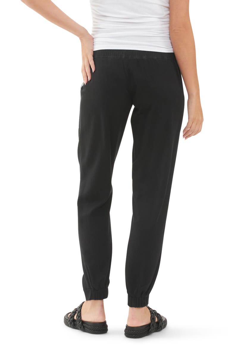 Off Duty Maternity Joggers, Alternate, color, BLACK