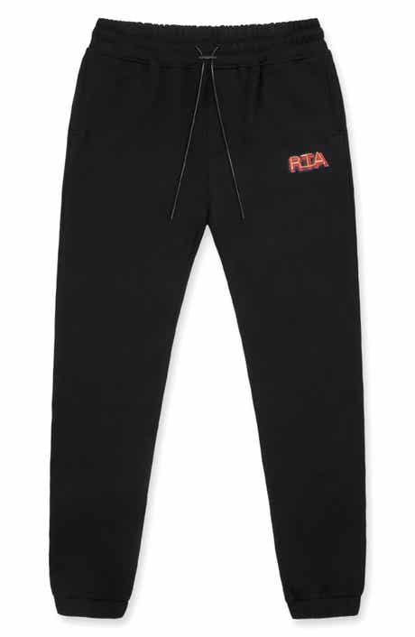 RtA Owen Neon Logo Cotton Sweatpants