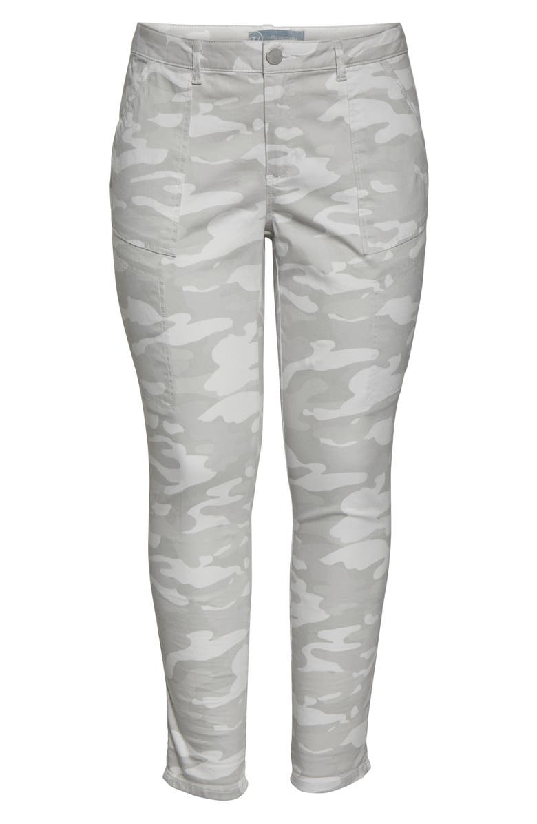 Wit & Wisdom Flex-ellent High Waist Stretch Cotton Cargo Pants, Alternate, color, 