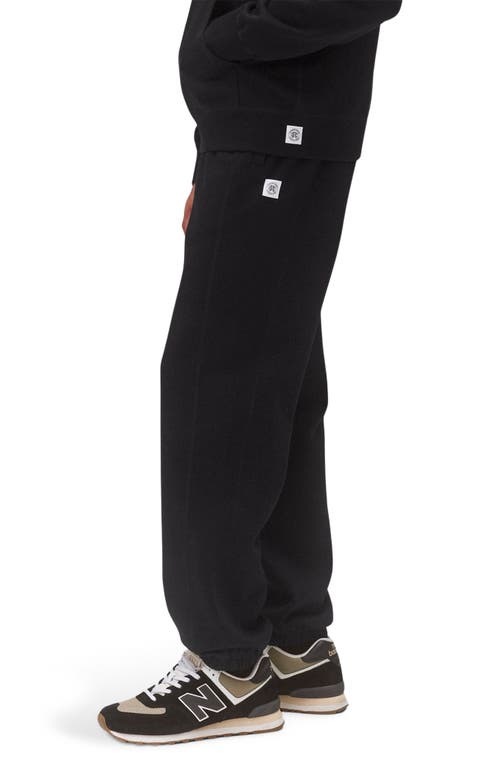 Reigning Champ Midweight Fleece Joggers In Black