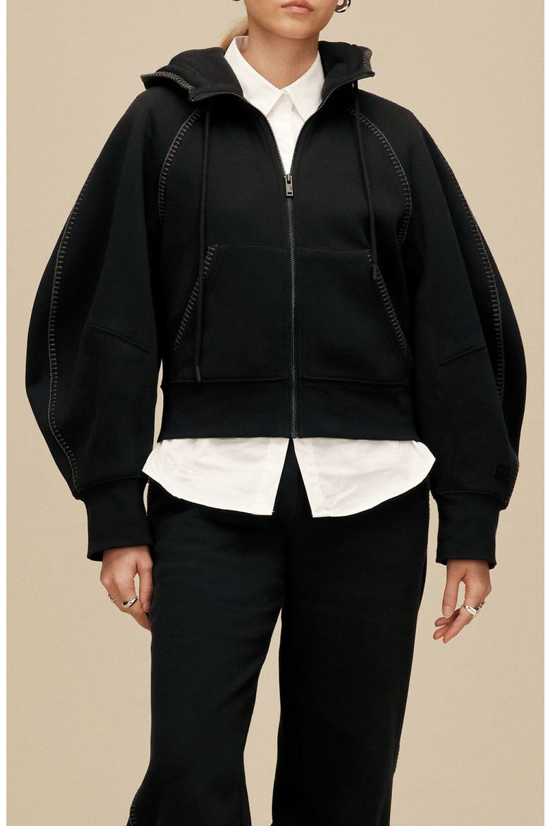 Classic Full Zip Hoodie, Main, color, BLACK