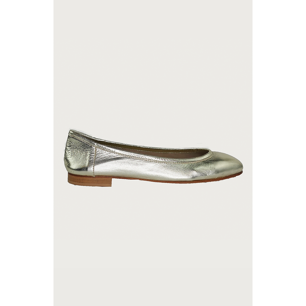 Andrea Carrano Bambolina Ballet Flat In Gold