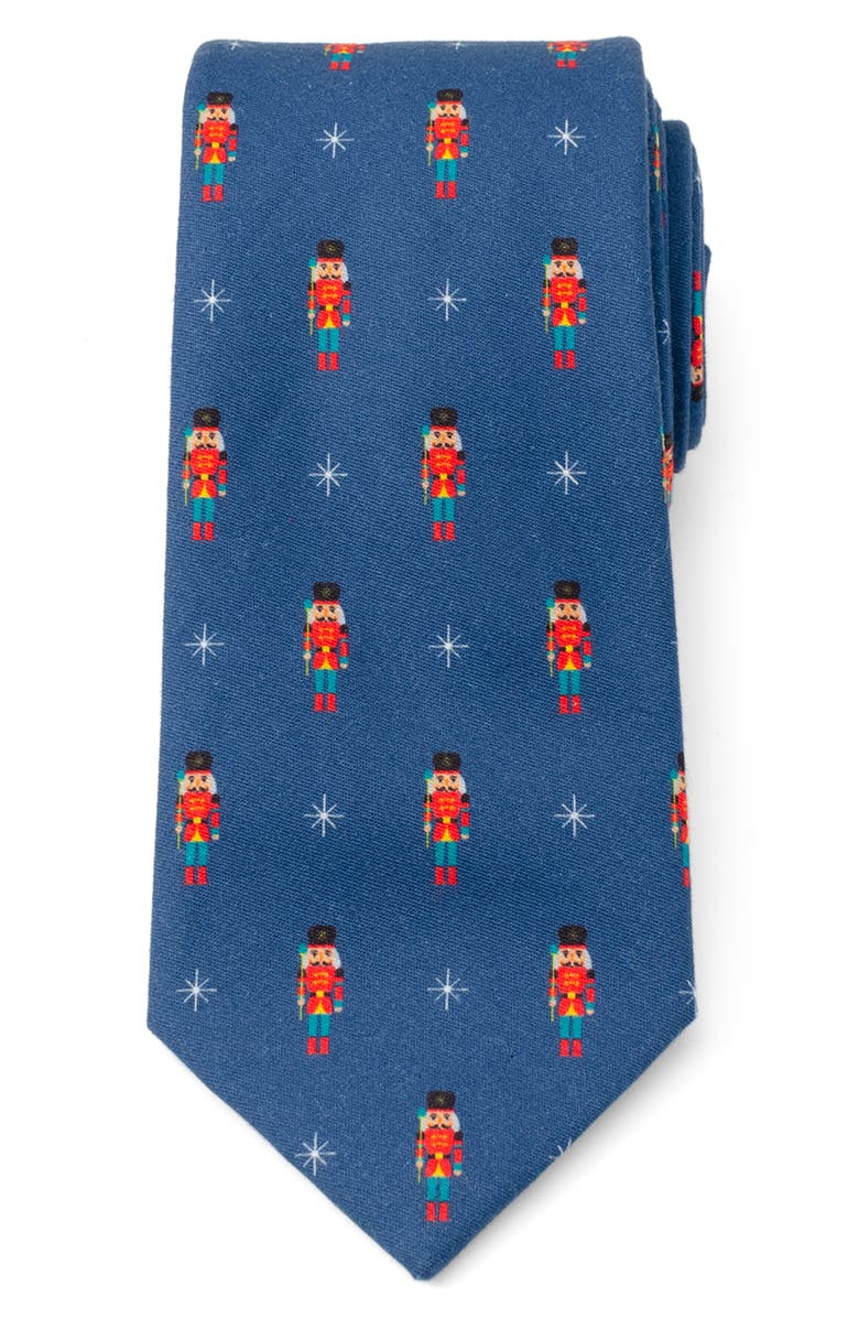 Cufflinks, Inc. Nutcracker Silk Blend Tie, Main, color, Blue