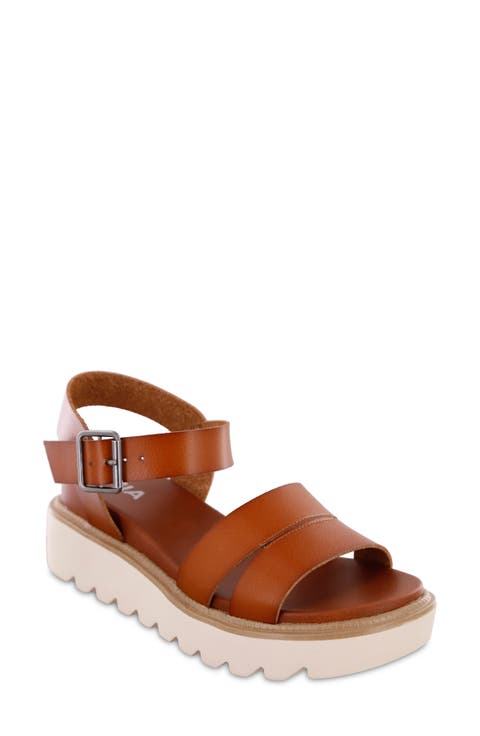 Jovie Ankle Strap Platform Wedge Sandal (Women)