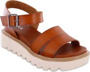 MIA Jovie Ankle Strap Platform Wedge Sandal