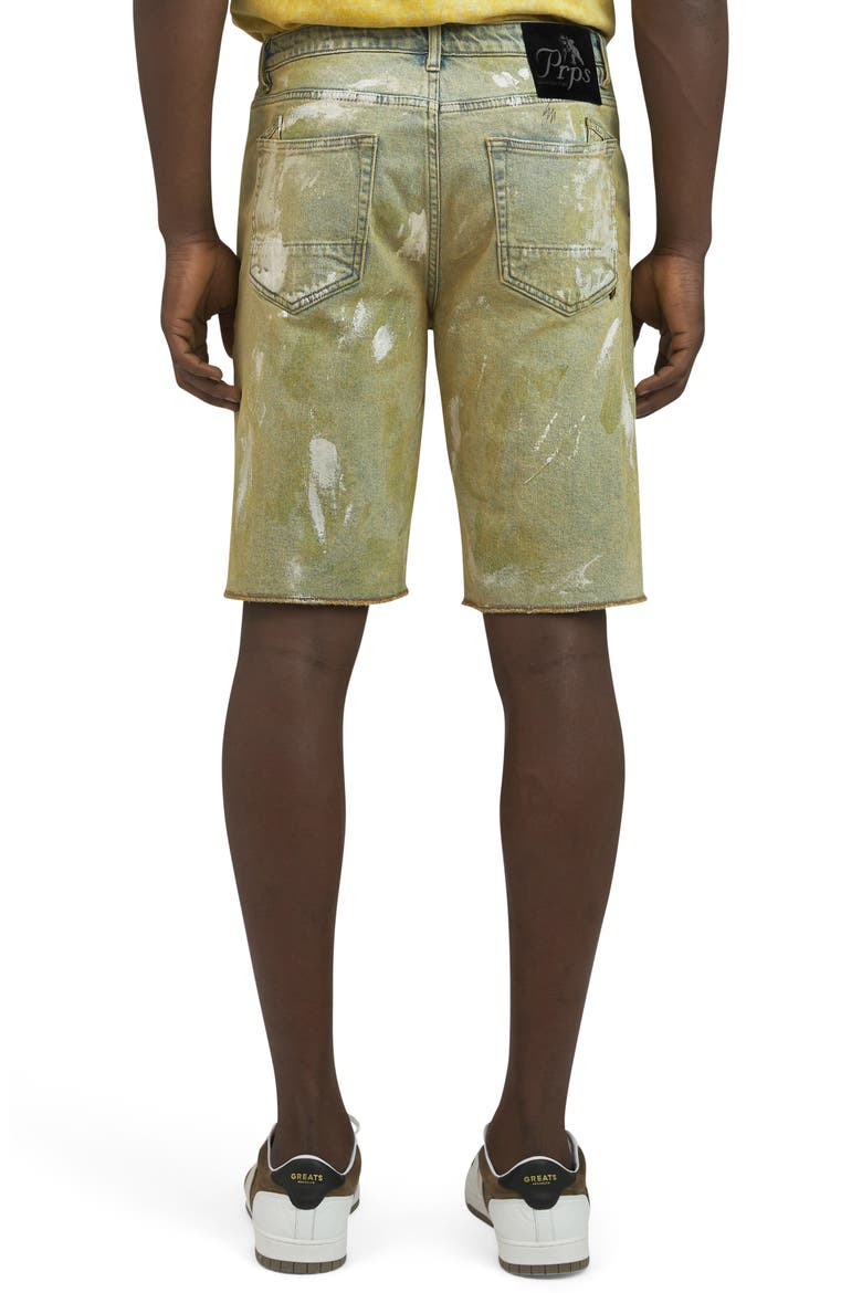 Logan Denim Shorts, Alternate, color, BEIGE