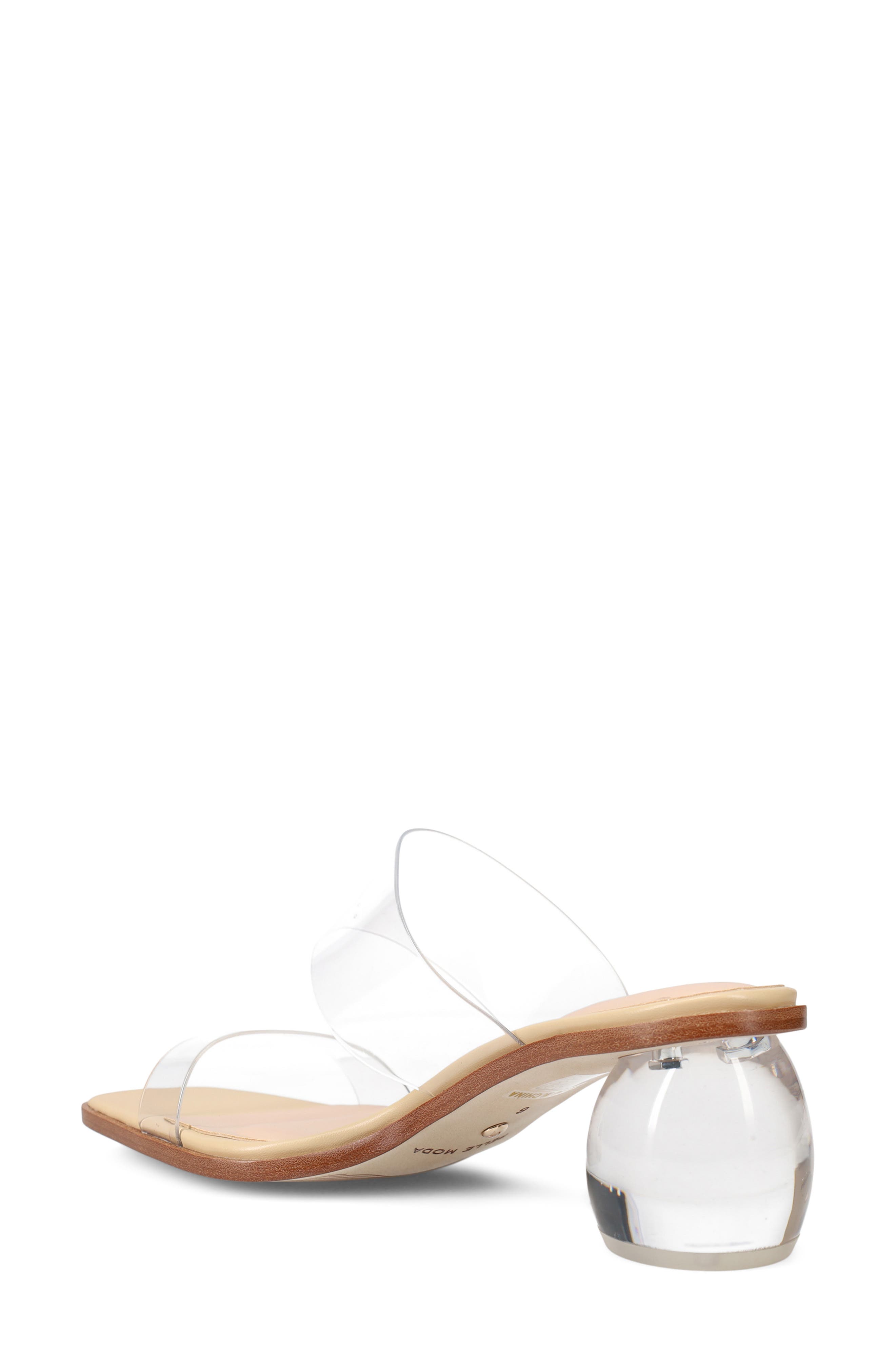 Pelle Moda Lela Slide Sandal, Alternate, color, Clear