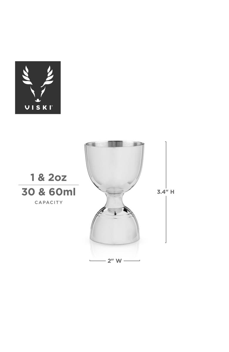 Viski Canterbury Jigger, Alternate, color, Harrison