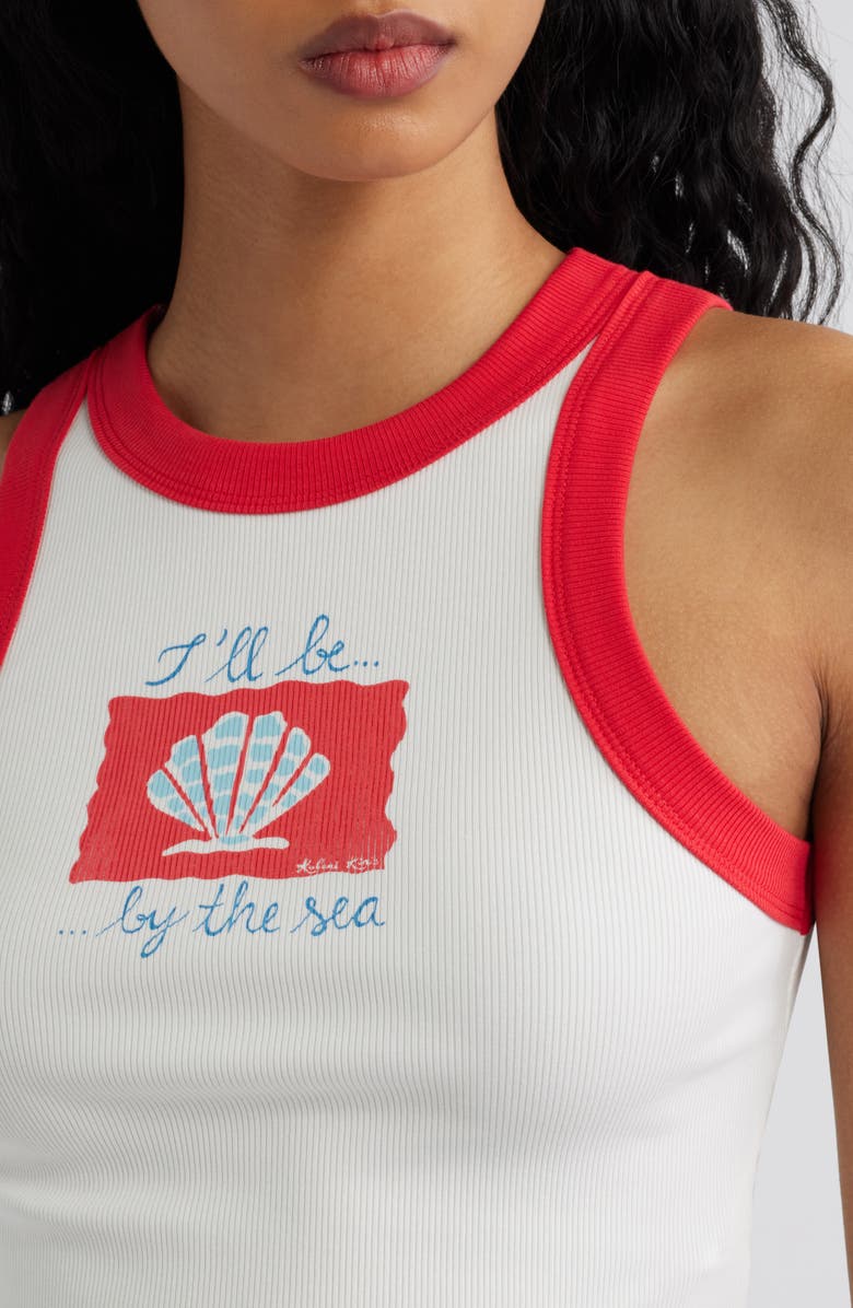 Kulani Kinis Sugar Spritz Printed Graphic Crop Tank, Alternate, color, Sugar Spritz