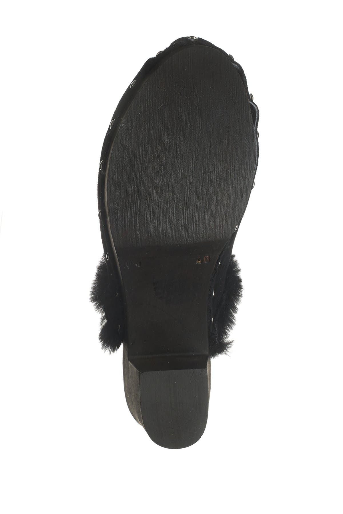 Charles David Limited Faux Fur Clog, Alternate, color, 